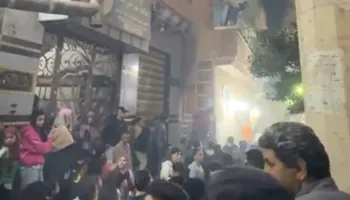 جانب من الحريق