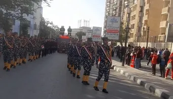 جانب من الحنازة