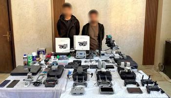 جانب من المضبوطات 