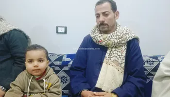 زوج الضحية ونجلها 