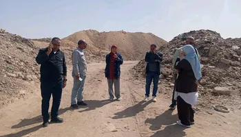 غلق مقلب القمامة 