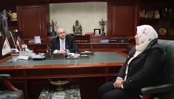 محافظ بنى سويف ووكيل وزارة التربية والتعليم 