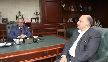 محافظ بنى سويف ووكيل وزارة التموين 