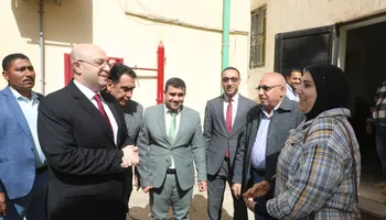 من داخل ديوان عام محافظة بنى سويف 