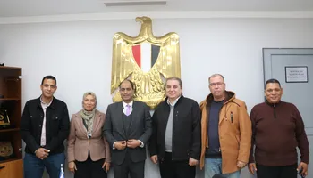 رئيس هيئة المواصفات والجودة اثناء تفقده فرعي الهيئة بالسويس والسخنة