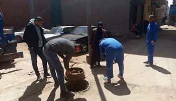 جانب من أعمال الصيانة 