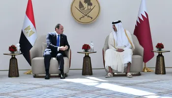 الرئيس السيسي وأمير قطر