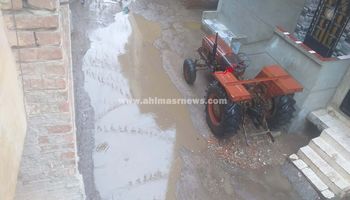 آثار الأمطار بشوارع كفر الشيخ 