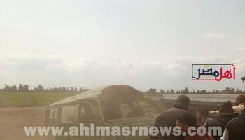 جانب من الحادث 