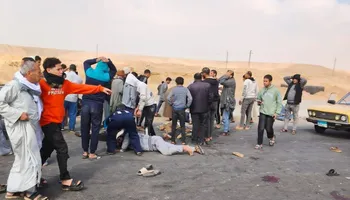 جانب من الحادث 