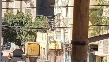 جانب من الحريق 