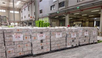 جانب من المساعدات