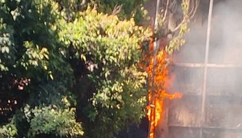 حريق مطعم سموحة