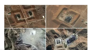 دمار في مواقع ايرانية