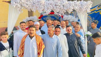 صلاه العيد بمسجد صبري الجبل بالاسماعيليه   