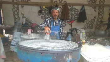 عم محمد، صانع كنافة يدوي 