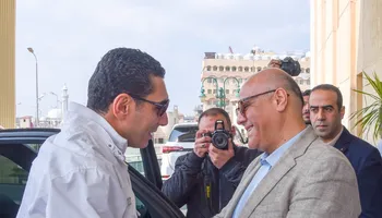 الوزير جوهر نبيل والمهندس أيمن عطية