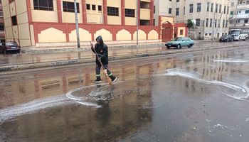 مسح مياه الأمطار