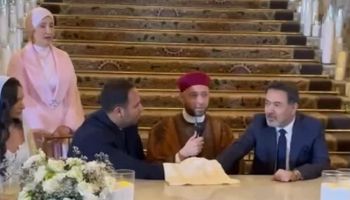 خيري رمضان يحتفل بعقد قران ابنته