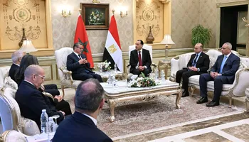 رئيس الوزراء يستقبل نظيره المغربي