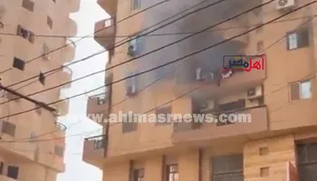 جانب من الحريق 