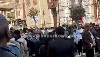 تشييع ضحايا عقار غربال بالإسكندرية