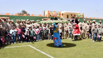 القوات المسلحة تشارك أطفال مصر الاحتفال بيوم اليتيم 