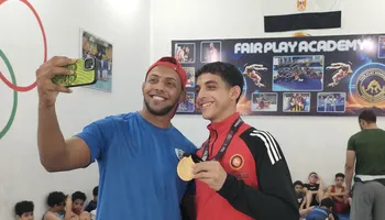 المصارع عبدالله حسونة إبن الإسماعيلية  