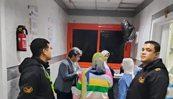 بداخل مستشفى التأمين الصحي ببنى سويف 