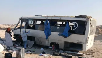 جانب من الحادث 