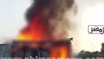 جانب من الحريق 