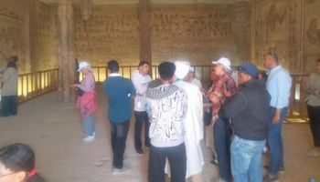 جانب من الزيارة 