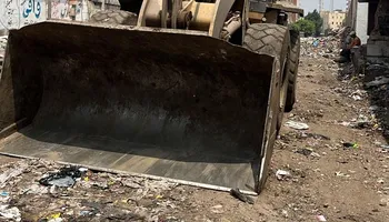 جانب من رفع القمامة 