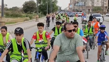 ماراثون الدراجات ببنى سويف 