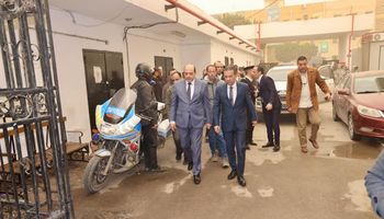 محافظ المنوفية يتابع المصابين 