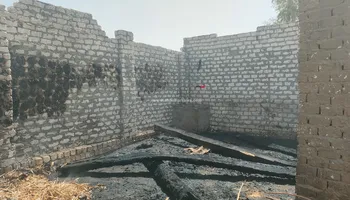 التهام الحريق 3 منازل بقنا 