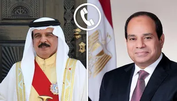 الرئيس السيسي وملك البحرين