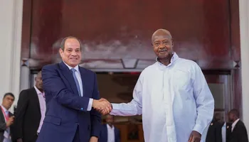 الرئيس السيسي ونظيره الأوغندي