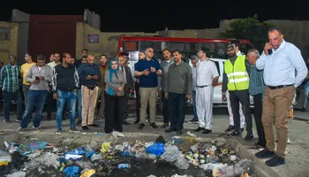 المحافظ خلال الجولة