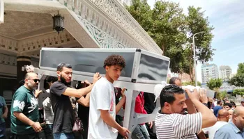 تشييع جنازه كبير مشجعي الدراويش نعمان الوزير 