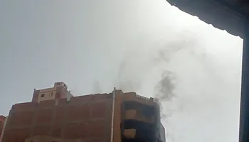 جانب من الحريق