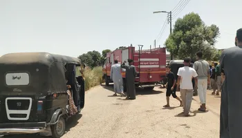 جانب من الحريق 