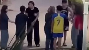 جانب من المشاجرة