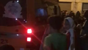 من أمام مسرح الجريمة 