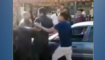 مشادة بين الضابط وأحد المواطنين