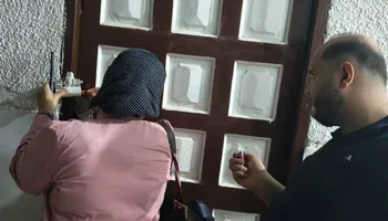فريق العلاج الحر اثناء  الحملات الرقابية على المنشآت الطبية الخاصة