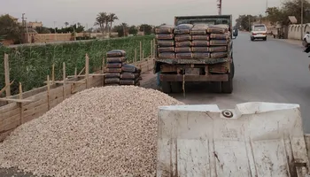 إنشاء سور خرساني بعد حادث ترعة المريوطية