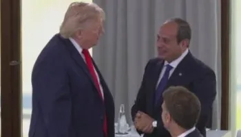 السيسي وماكرون وترامب