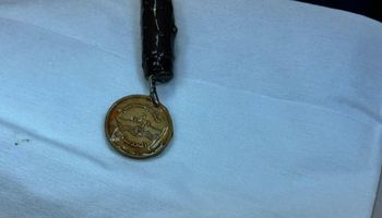 العملة المعدنية التي تم استخراجها
