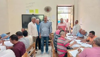 تصحيح نتيجة الشهادة الاعدادية ببنى سويف 